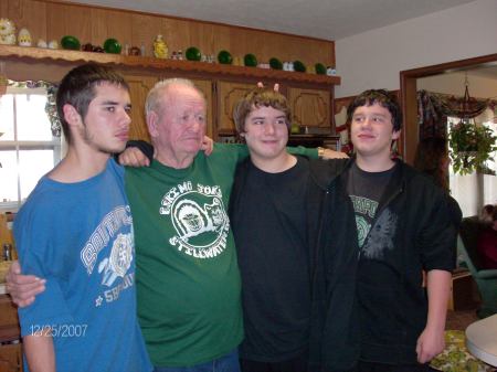 My boys and dad