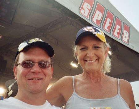 My brother Bill and me at Dover at the Speed S