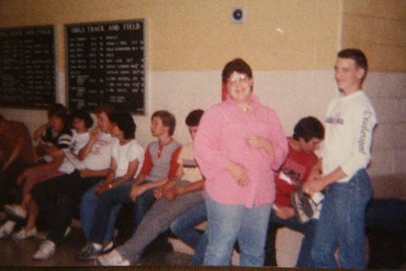 Hangin in the hall after lunch 1986