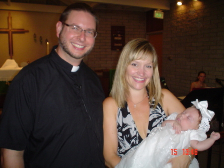 Isabella's baptism