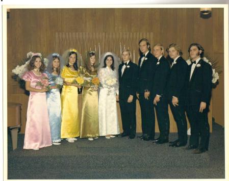 Our Wedding, with friends 1970