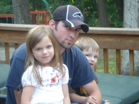 My Brother John w/ Madison (6) and Steven (3) June 07