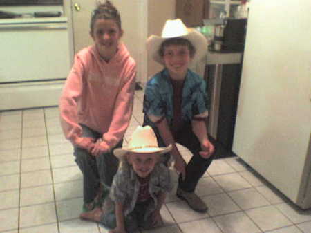 Shalena my one and only, Daniel my Lil Hell Raiser, and Steton my Lil Cowboy