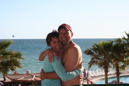 Mark and I in Mexico