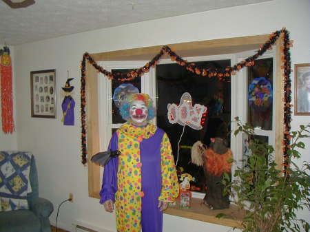 Clowning around for Halloween