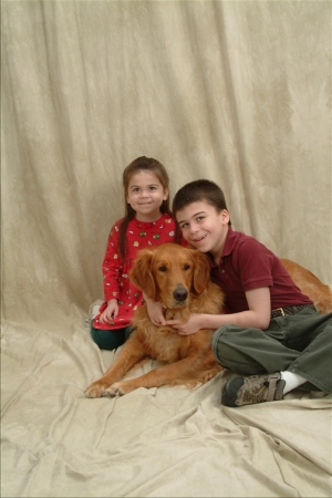 Matthew , Ashley and Buddy