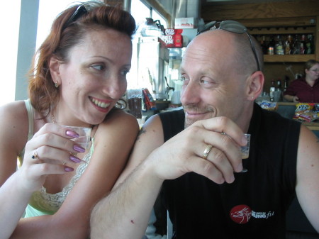 My beautiful wife and I, Kingston 2006