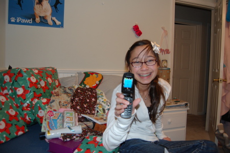 Katie's first cell phone