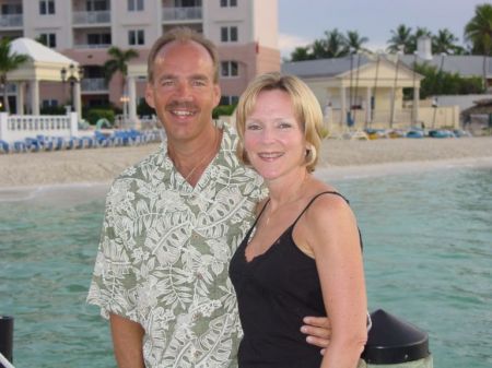 LaDon and I at Sandals Royal Bahamian in the Bahamas