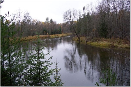 A bend on "my family's river" -- the old Au Sable