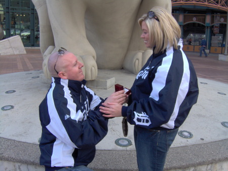 Daughter Jennifer gets engaged.  Opening Day 04-2007