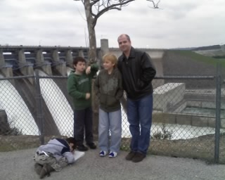 Boys at the dam 2008
