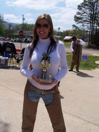 Best of show at motorcycle rallly  OH YEAH