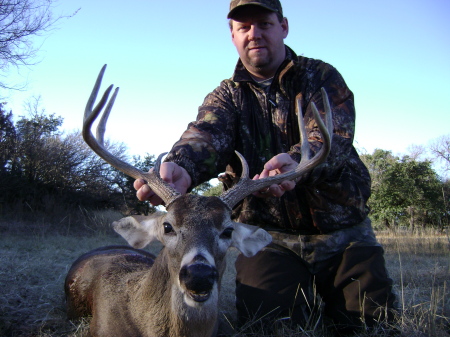 My husband and his kill.  YUK!!!!