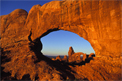 Turret Arch through North Window, Arches National Park, Utah