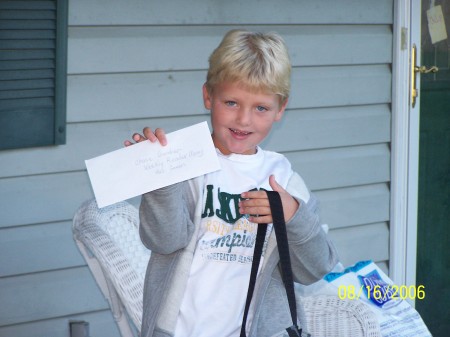 Chase's 1st day of Kindergarten