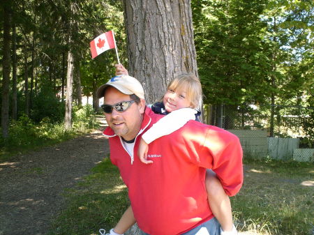 Me and my youngest on Canada Day