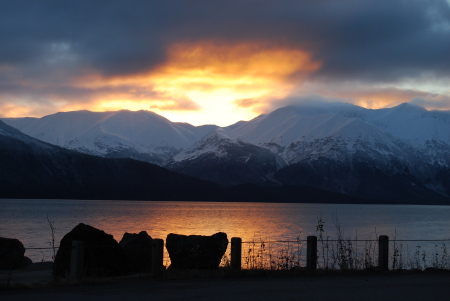 Hope Alaska Sunset