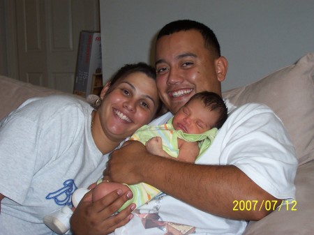 Carla,Randy and baby Izie