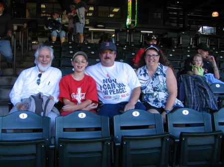 Baseball with family