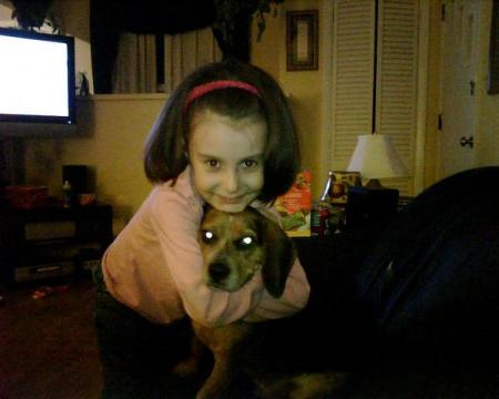 My girl Skylar and our dog Bugsy