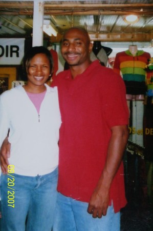 Dr. Earl Wright II (husband) and Leslie (me)