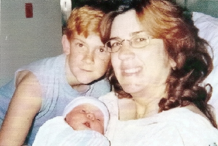 Alex, Candace, and Mom 10-20-01