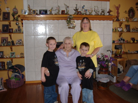 Mom my 2 grandson Tyler 9 and Austin 5