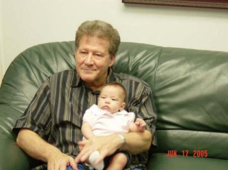 My husband Dave, and 1st grandaughter...Alayna