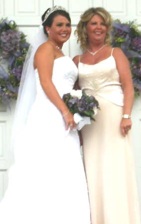 My daughter, Courtney, and me at her wedding 07.07.07!!!