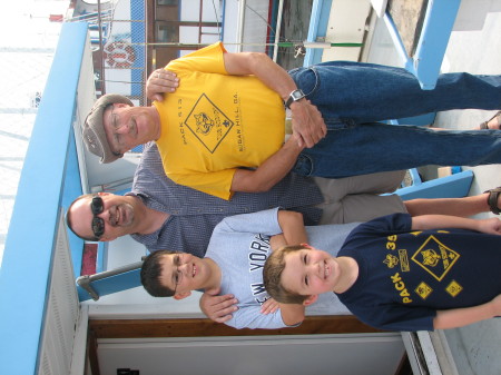 My Hubby, dad and 2 nephews