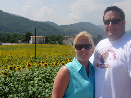 Me and husband in Italy, Summer of 2006