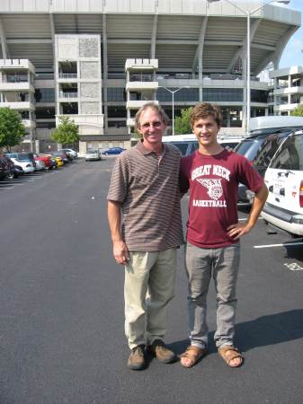 Austin and me at Virginia Tech