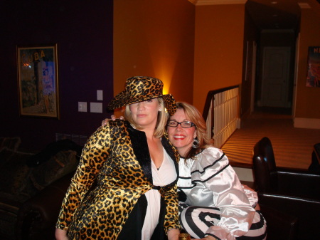 Having fun with friends on Halloween 2007.