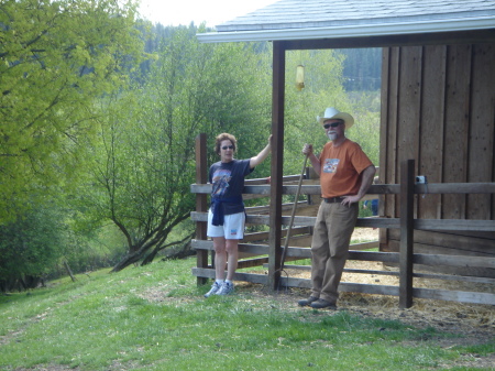 Taking a break on the farm