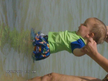 Devin at the beach