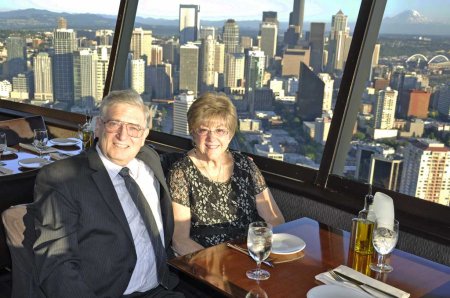 Bart and Carren at the Seattle Space Neddle