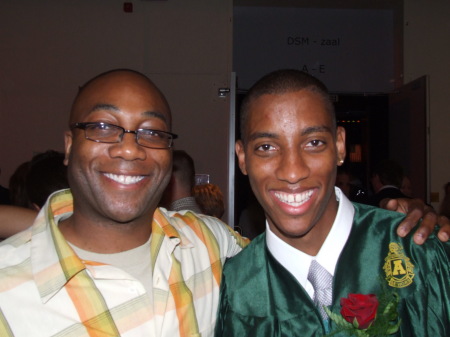 Me and Anthony graduate of AFCENT or AFNORTH High school