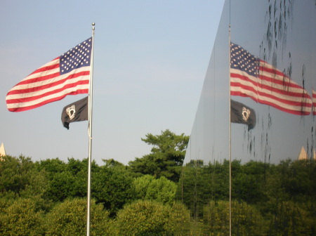 Reflections at the Korean War Memorial