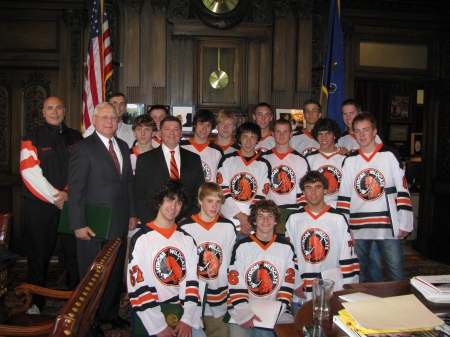 State Champs in Governors office