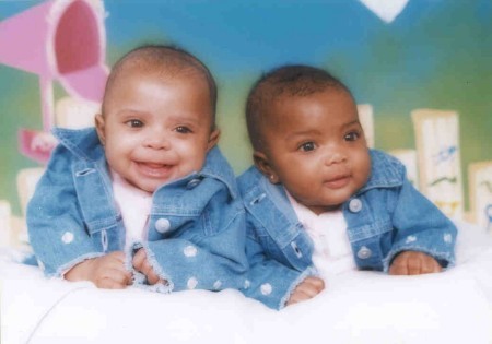 My twin Nieces