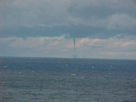 Waterspout over Lake Ontario