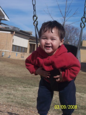 Anthony at the park