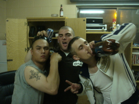 Drinkin wit sum of my D.co boys after the clubs