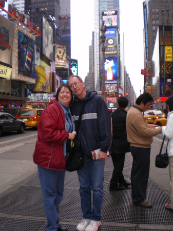 My wife & me in NYC