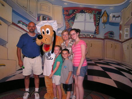 The family with Goofy