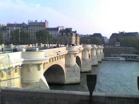 Bridge over the Seine River in Paris