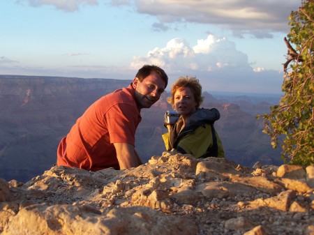 On the edge of the world! The Grand Canyon