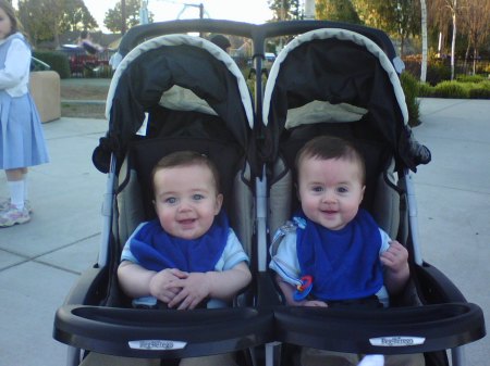 Hudson Twins - Hunter and Christopher 8 mo old
