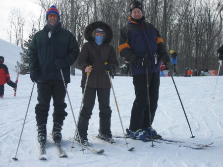 Skiing w/my brothers in Buffalo, NY
